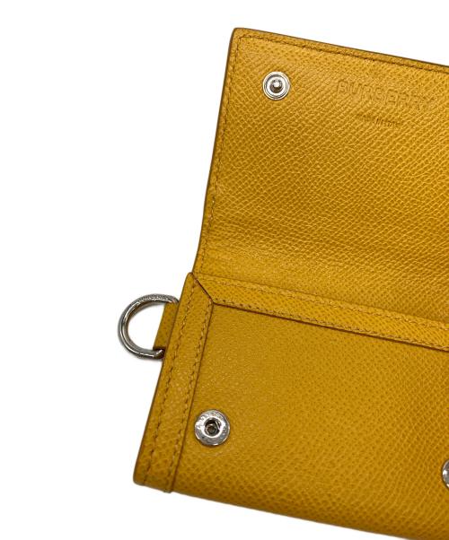 BURBERRY（バーバリー）BURBERRY (バーバリー) TBモノグラムコインケース イエローの古着・服飾アイテム