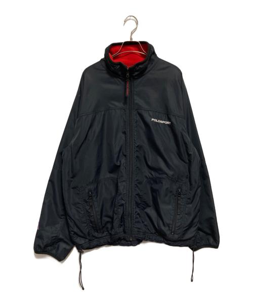 POLO SPORT（ポロスポーツ）POLO SPORT (ポロスポーツ) 90’ｓリバーシブルフリースジャケット ネイビー×レッド サイズ:Lの古着・服飾アイテム