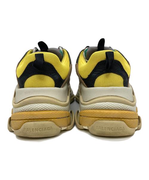 BALENCIAGA（バレンシアガ）BALENCIAGA (バレンシアガ) Triple S ベージュ×グリーン サイズ:US7の古着・服飾アイテム