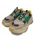 BALENCIAGA（バレンシアガ）の古着「Triple S」｜ベージュ×グリーン