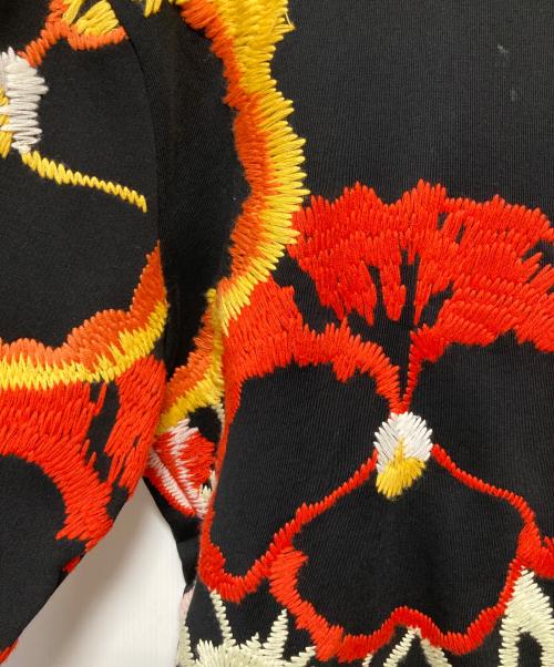 LOEWE（ロエベ）LOEWE (ロエベ) 22SS Pansies Embroidery Sweatshirt ブラック サイズ:Mの古着・服飾アイテム