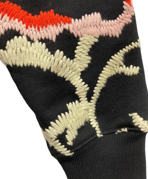 LOEWE（ロエベ）LOEWE (ロエベ) 22SS Pansies Embroidery Sweatshirt ブラック サイズ:Mの古着・服飾アイテム