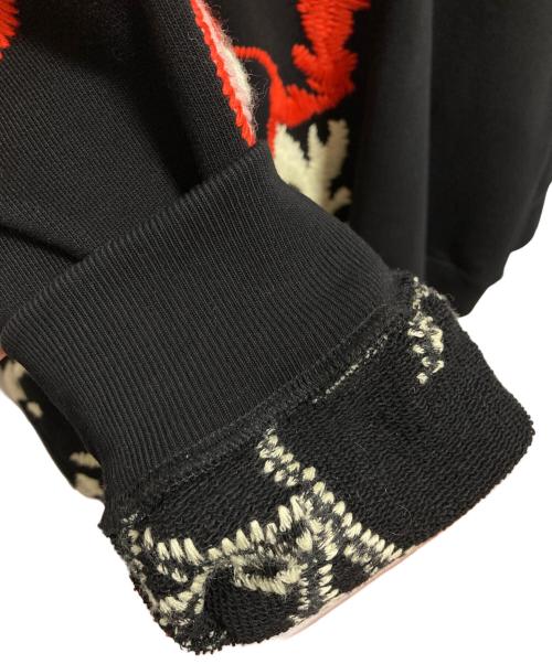 LOEWE（ロエベ）LOEWE (ロエベ) 22SS Pansies Embroidery Sweatshirt ブラック サイズ:Mの古着・服飾アイテム