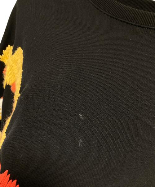 LOEWE（ロエベ）LOEWE (ロエベ) 22SS Pansies Embroidery Sweatshirt ブラック サイズ:Mの古着・服飾アイテム