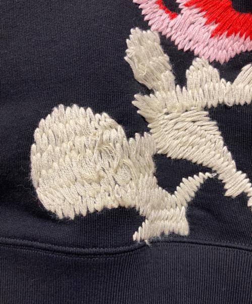 LOEWE（ロエベ）LOEWE (ロエベ) 22SS Pansies Embroidery Sweatshirt ブラック サイズ:Mの古着・服飾アイテム