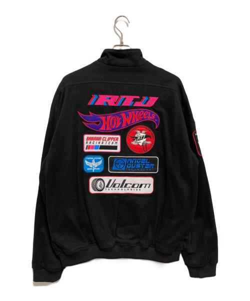 VOLCOM（ボルコム）VOLCOM (ボルコム) RTJ X HOT WHEELS PATCH JACKET ブラック サイズ:Lの古着・服飾アイテム