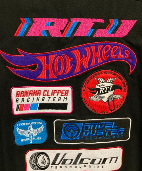 VOLCOM（ボルコム）VOLCOM (ボルコム) RTJ X HOT WHEELS PATCH JACKET ブラック サイズ:Lの古着・服飾アイテム