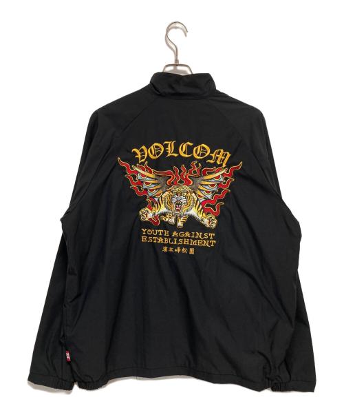 VOLCOM（ボルコム）VOLCOM (ボルコム) Tokyo True Featured Artist Yusuke Cuda Jacket ブラック サイズ:Lの古着・服飾アイテム