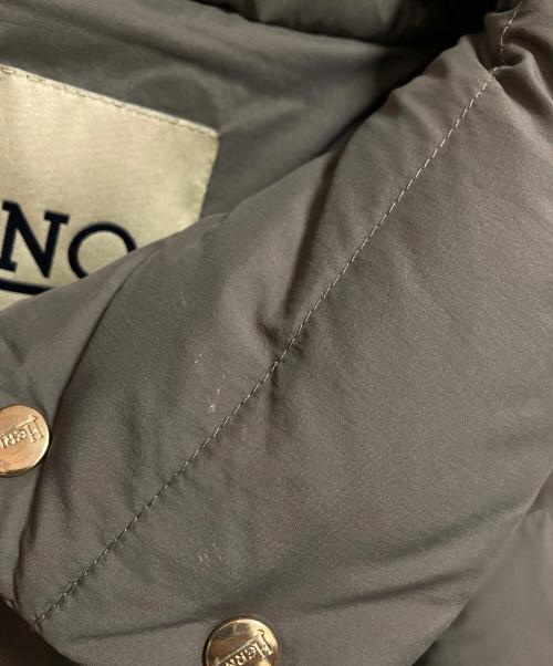 HERNO（ヘルノ）HERNO (ヘルノ) ダウンロングコート グレー サイズ:M（40）の古着・服飾アイテム