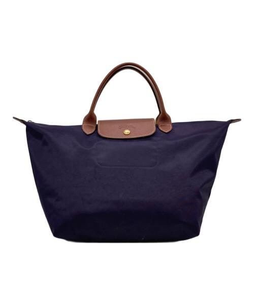 LONGCHAMP（ロンシャン）LONGCHAMP (ロンシャン) ル・プリアージュトートバッグ パープルの古着・服飾アイテム