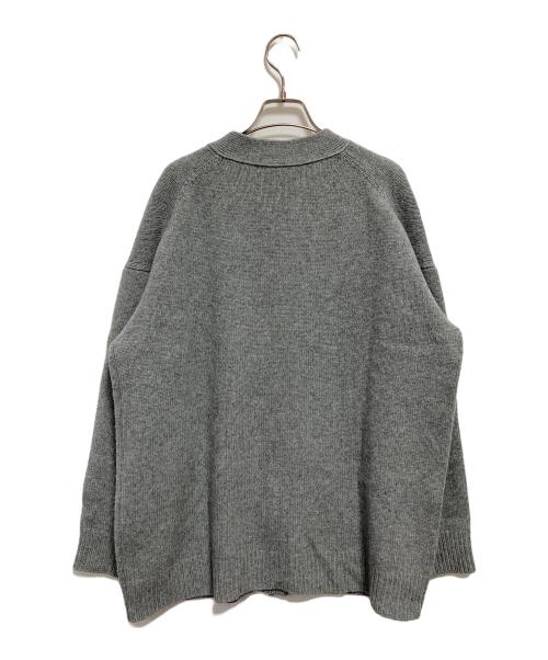 L'appartement（アパルトモン）L'appartement (アパルトモン) Hello, Bonjour! カシミヤ混ニットカーディガン グレー サイズ:FREEの古着・服飾アイテム