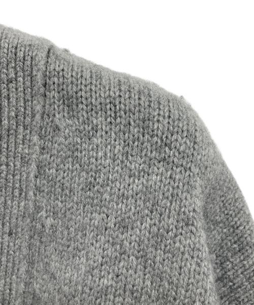 L'appartement（アパルトモン）L'appartement (アパルトモン) Hello, Bonjour! カシミヤ混ニットカーディガン グレー サイズ:FREEの古着・服飾アイテム