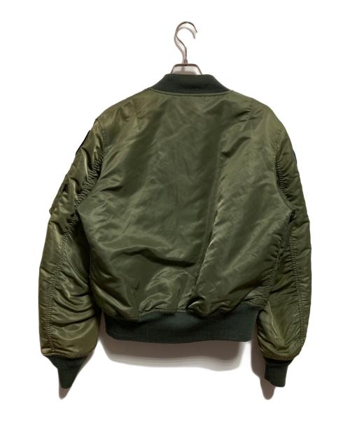ALPHA（アルファ）ALPHA (アルファ) TOP GUN (トップガン) MA-1 フライトジャケット カーキ サイズ:Mの古着・服飾アイテム