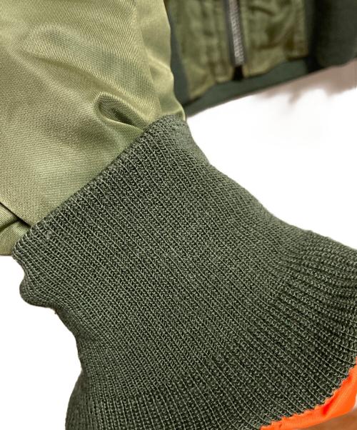 ALPHA（アルファ）ALPHA (アルファ) TOP GUN (トップガン) MA-1 フライトジャケット カーキ サイズ:Mの古着・服飾アイテム
