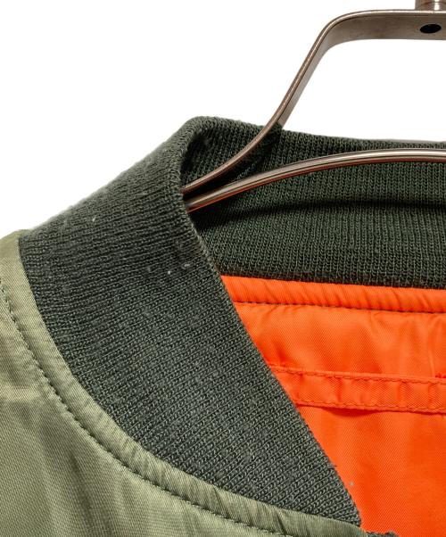 ALPHA（アルファ）ALPHA (アルファ) TOP GUN (トップガン) MA-1 フライトジャケット カーキ サイズ:Mの古着・服飾アイテム