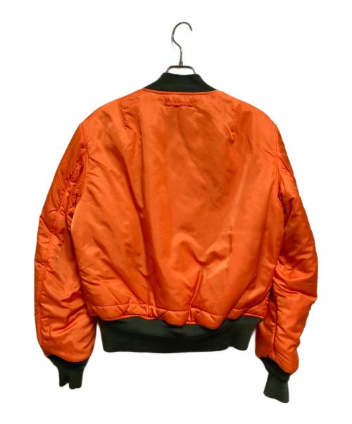 ALPHA（アルファ）ALPHA (アルファ) TOP GUN (トップガン) MA-1 フライトジャケット カーキ サイズ:Mの古着・服飾アイテム