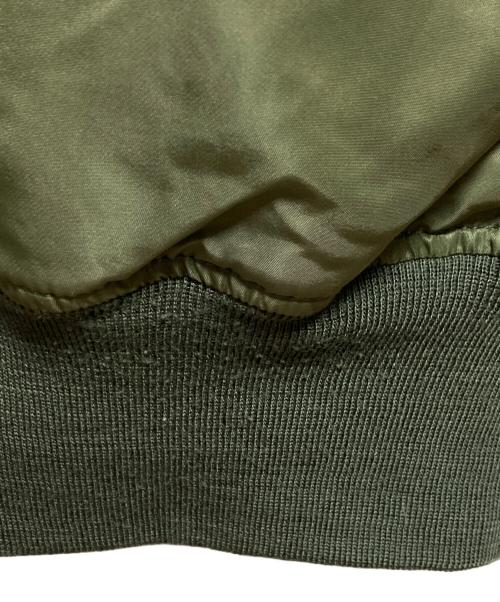 ALPHA（アルファ）ALPHA (アルファ) TOP GUN (トップガン) MA-1 フライトジャケット カーキ サイズ:Mの古着・服飾アイテム