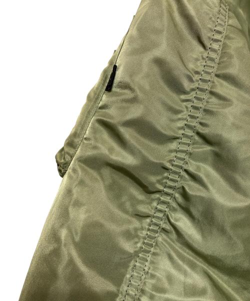ALPHA（アルファ）ALPHA (アルファ) TOP GUN (トップガン) MA-1 フライトジャケット カーキ サイズ:Mの古着・服飾アイテム