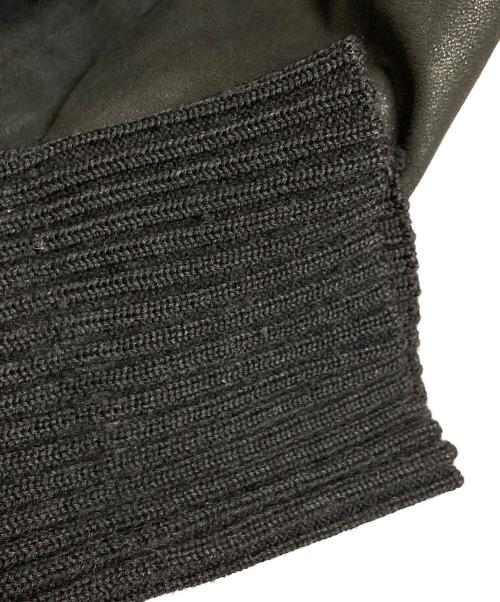 Slow Gun & Co.（スロウガン）Slow Gun & Co. (スロウガン) レザー切替スタジャン ブラック サイズ:4の古着・服飾アイテム