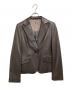 Aquascutum（アクアスキュータム）の古着「レザージャケット」｜ブラウン