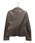 Aquascutum (アクアスキュータム) レザージャケット ブラウン サイズ:9：10000円