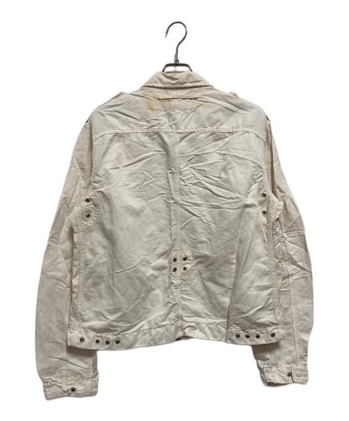 PRADA（プラダ）PRADA (プラダ) ジップブルゾン アイボリー サイズ:XLの古着・服飾アイテム