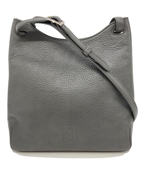 HIROFU（ヒロフ）HIROFU (ヒロフ) エテルノ レザーショルダーバッグ グレーの古着・服飾アイテム