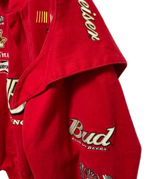 USED（ユーズド）USED (ユーズド) レーシングジャケット レッド サイズ:XXLの古着・服飾アイテム