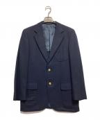 346 BROOKS BROTHERS346 ブルックスブラザーズ）の古着「3B金ボタンウールブレザー」｜ネイビー