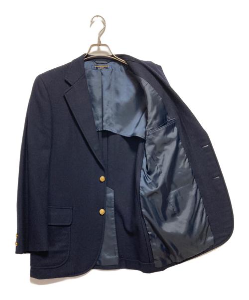346 BROOKS BROTHERS（346 ブルックスブラザーズ）346 BROOKS BROTHERS (346 ブルックスブラザーズ) 3B金ボタンウールブレザー ネイビー サイズ:A6の古着・服飾アイテム