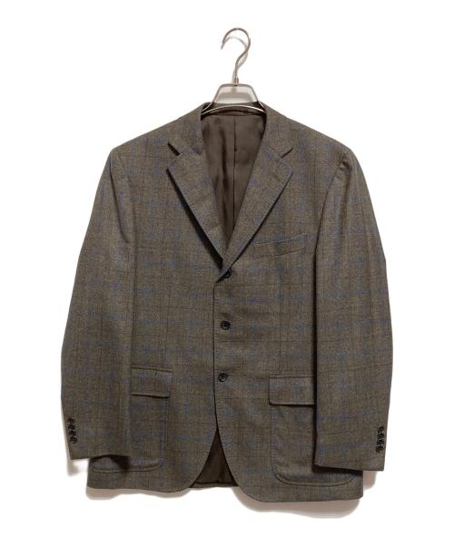 TEIJIN（テイジン）TEIJIN (テイジン) 2Bジャケット ブラウン サイズ:48Lの古着・服飾アイテム
