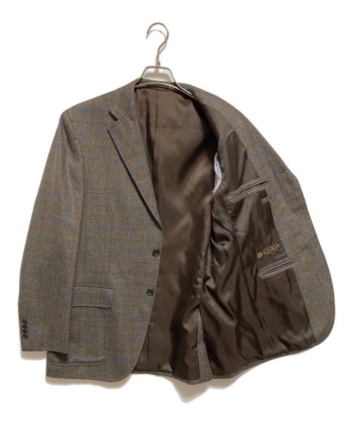 TEIJIN（テイジン）TEIJIN (テイジン) 2Bジャケット ブラウン サイズ:48Lの古着・服飾アイテム