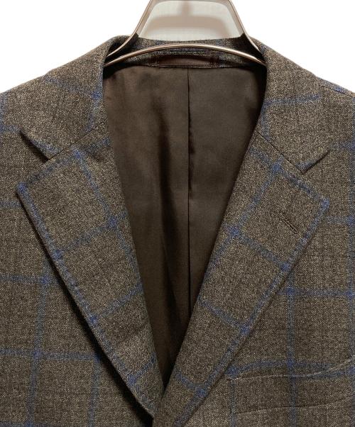 TEIJIN（テイジン）TEIJIN (テイジン) 2Bジャケット ブラウン サイズ:48Lの古着・服飾アイテム