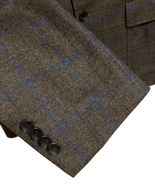 TEIJIN（テイジン）TEIJIN (テイジン) 2Bジャケット ブラウン サイズ:48Lの古着・服飾アイテム