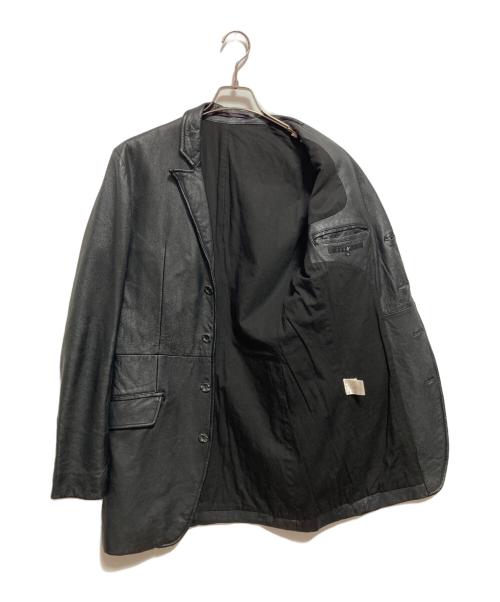 NO ID.（ノーアイディー）NO ID. (ノーアイディー) レザージャケット ブラック サイズ:2の古着・服飾アイテム
