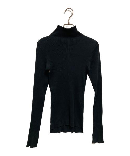 AURALEE（オーラリー）AURALEE (オーラリー) GIZA HIGH GAUGE RIB KNIT TURTLE NECK P/O ブラック サイズ:1の古着・服飾アイテム