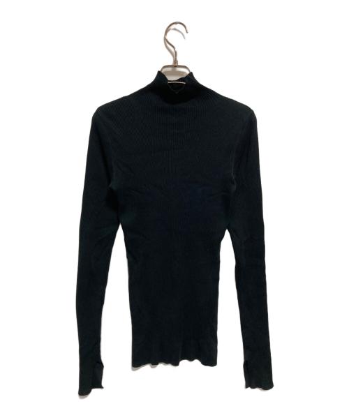 AURALEE（オーラリー）AURALEE (オーラリー) GIZA HIGH GAUGE RIB KNIT TURTLE NECK P/O ブラック サイズ:1の古着・服飾アイテム