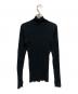 AURALEE (オーラリー) GIZA HIGH GAUGE RIB KNIT TURTLE NECK P/O ブラック サイズ:1：8000円