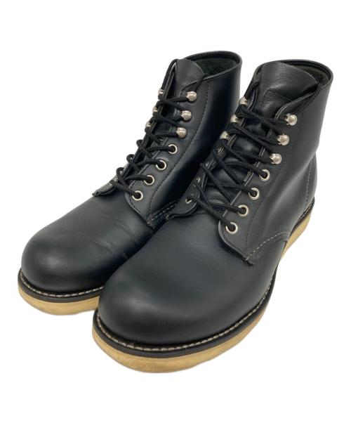 RED WING（レッドウィング）RED WING (レッドウィング) 6-inch Classic Round ブーツ ブラック サイズ:26㎝の古着・服飾アイテム
