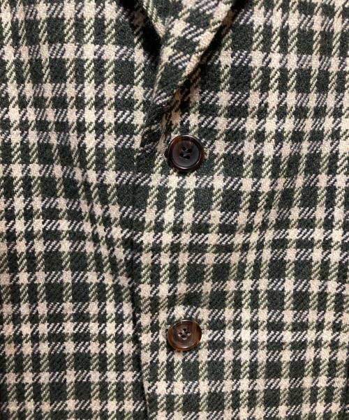 Christian Dior MONSIEUR（クリスチャンディオールムッシュ）Christian Dior MONSIEUR (クリスチャンディオールムッシュ) チェックテーラードジャケット カーキ×ベージュ サイズ:なしの古着・服飾アイテム