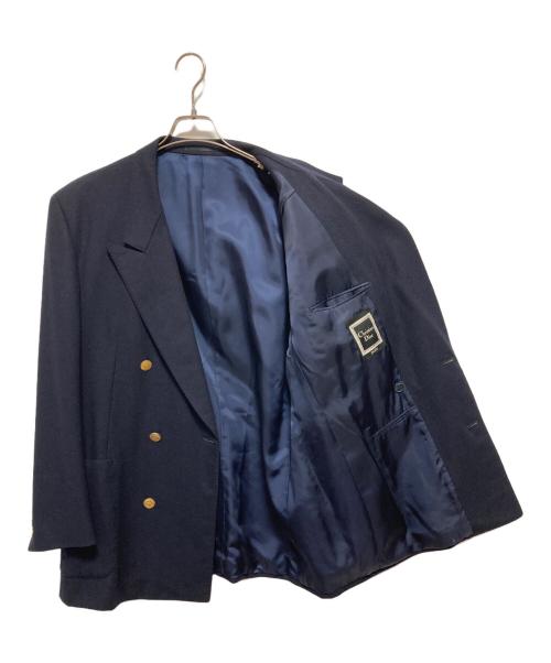 Christian Dior MONSIEUR（クリスチャンディオールムッシュ）Christian Dior MONSIEUR (クリスチャンディオールムッシュ) CD金ボタンブレザー ネイビー サイズ:LLの古着・服飾アイテム