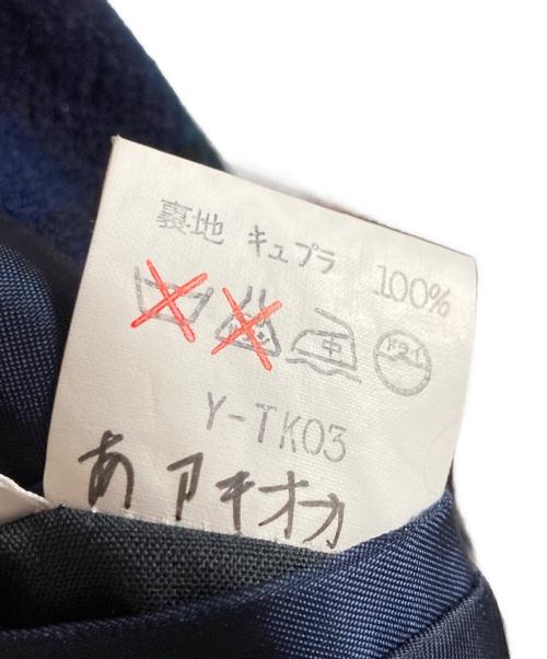 Christian Dior Sports（クリスチャン ディオールスポーツ）Christian Dior Sports (クリスチャン ディオールスポーツ) チェックテーラードジャケット ネイビー×グリーン サイズ:XLの古着・服飾アイテム