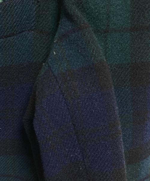 Christian Dior Sports（クリスチャン ディオールスポーツ）Christian Dior Sports (クリスチャン ディオールスポーツ) チェックテーラードジャケット ネイビー×グリーン サイズ:XLの古着・服飾アイテム