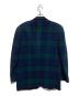 Christian Dior Sports (クリスチャン ディオールスポーツ) チェックテーラードジャケット ネイビー×グリーン サイズ:XL：6000円