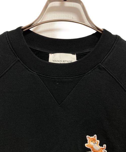 maison kitsune（メゾンキツネ）MAISON KITSUNE (メゾンキツネ) CHILLAX FOX PATCH CLASSIC SWEATSHIRT ブラック サイズ:XSの古着・服飾アイテム