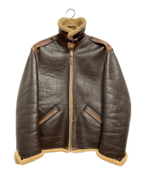 REAL McCOY'S（リアルマッコイズ）REAL McCOY'S (リアルマッコイズ) B-6/フライトジャケット ブラウン サイズ:38Rの古着・服飾アイテム