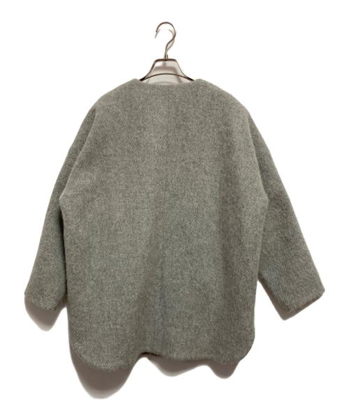 KNOTT（ノット）KNOTT (ノット) ノーカラージャケット グレー サイズ:FREEの古着・服飾アイテム