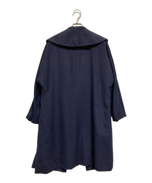 theory luxe（セオリーリュクス）theory luxe (セオリーリュクス) キャメルガウンコート ネイビー サイズ:38の古着・服飾アイテム