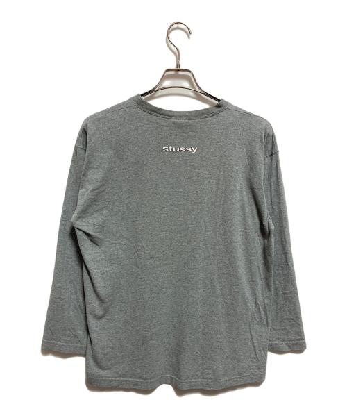stussy（ステューシー）stussy (ステューシー) サークルSSロゴカットソー グレー サイズ:Mの古着・服飾アイテム