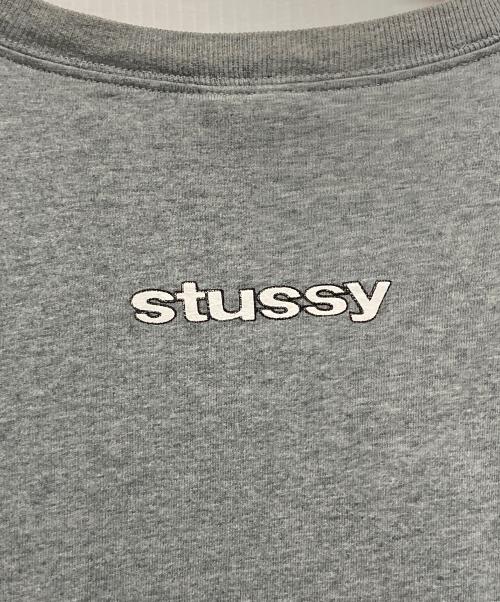 stussy（ステューシー）stussy (ステューシー) サークルSSロゴカットソー グレー サイズ:Mの古着・服飾アイテム